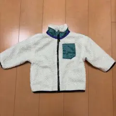 マーキーズ　ボアアウタージャケット ホワイト 90cm