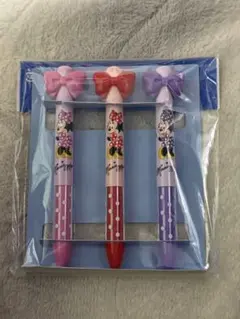 ミニーマウス ボールペン 3本セット