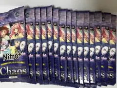 未開封パックChaos TCG Nitro+ ブースターパック 15パックセット 未開封パックChaos TCG Nitro+ ブースターパック 15パックセット
