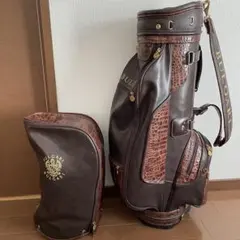 BULGARI　ゴルフ　キャディバッグ　カート式　約８型　2.9㎏　ナイロン BULGARI ブルガリ ゴルフ キャディバッグ カート式 約8型 約