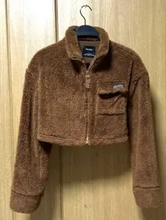 ⚪︎ ベルシュカ　Bershka ブラウン フリースジャケット　M