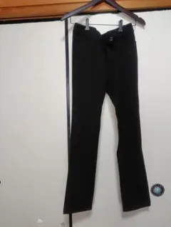 レディース ブラック スラックス パンツ