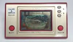 任天堂 ゲームウォッチ オクトパス 昭和レトロ 当時物 - メルカリ