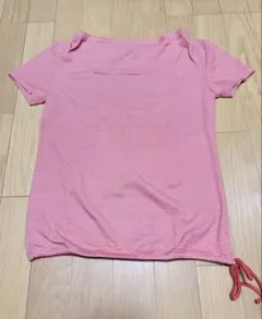 ボーダー 半袖 Tシャツ ドローストリングのサムネイル
