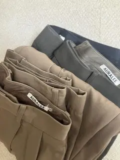 auralee スラックス