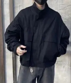 chikashitsu+ ハイネックオーバーサイズジャケット