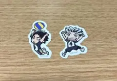 ハイキュー ミニステッカー 木兎 赤葦 2点セット