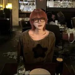 star long sleeve damage グランジ y2k