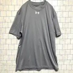 アンダーアーマー　グレー Tシャツ サイズMD 人気デザイン　運動着