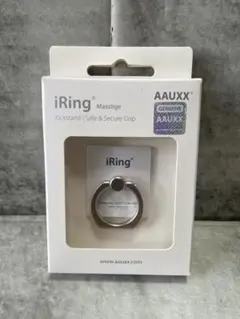 オークス スマホリング パールホワイト iring 落下防　アイリング　バンカー