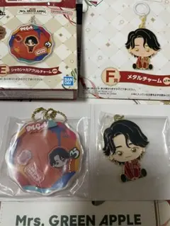 Mrs. GREEN APPLE アクリルキーホルダーとメタルチャームセット