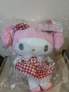 一番くじ2等のマイメロディぬいぐるみ