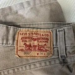 Levi's 505 ベージュパンツ W30 L30 コーデュロイデニム