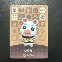 どうぶつの森 amiibo アミーボ ゆきみ