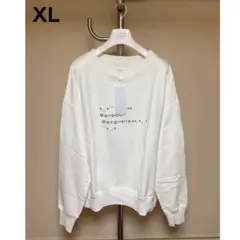 新品 25ss XL マルジェラ ブランドロゴ スウェット 白 19241のサムネイル