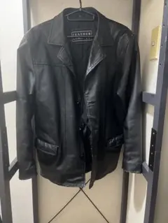 LEATHER LIMITED ブラックレザージャケットのサムネイル
