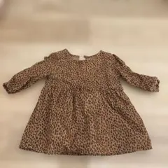 baby GAP ヒョウ柄 ワンピース 12-18ヶ月