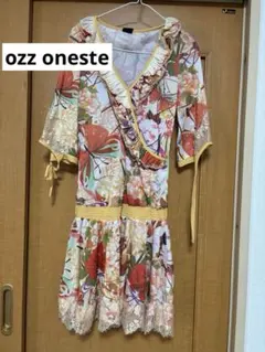 【美品】レディース　ozzoneste　ワンピース　オレンジのサムネイル