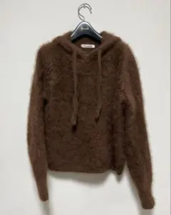 近年✨人気　ザシンゾーン　ラクーンニットプルオーバー ブラウン　ふわふわ　現行 近年✨人気 ザシンゾーン ラクーンニットプルオーバー ブラウン