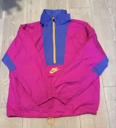 Nike ハーフジップウィンドブレーカー ピンク紫