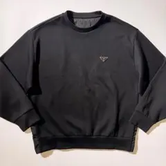 美品 プラダ PRADA トレーナー スウェット コットン ブラック XSのサムネイル