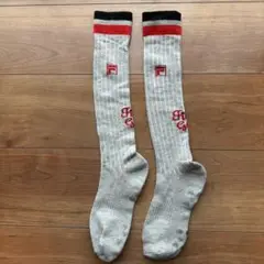 FILA ストライプ ニーハイソックス