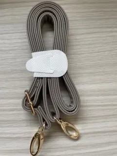 バッグ用 ショルダーストラップ ベージュ ゴールド金具