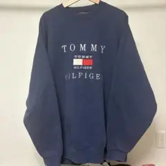 90s トミーヒルフィガー スウェット 古着 刺繍 激レア
