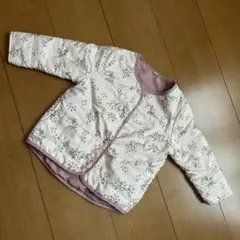 西松屋　花柄ダウン　アウター　90cm