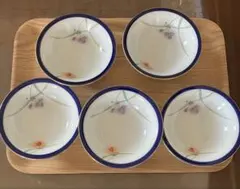 【新品未使用品】ヤマカ陶器　陶器小皿5枚セット 箱付き