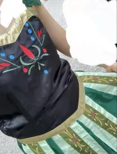 アナと雪の女王　アナ　戴冠式 仮装 コスプレ衣装 ハロウィンdハロ