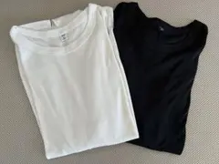 GU ソフトシアーTシャツ長袖2枚セット　XL
