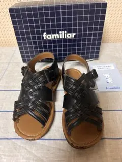 familiar サンダル 17.0cm ブラックのサムネイル