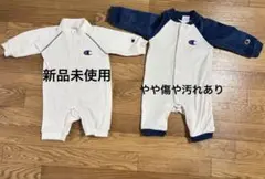 【2点セット】チャンピオン ロンパース 70 80 Champion ベビー服