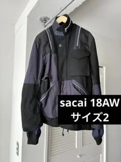 sacai 18aw ブルゾンジャケット sacai（サカイ） 23AW Faux Suede Mix Blouson ミックスブルゾン
