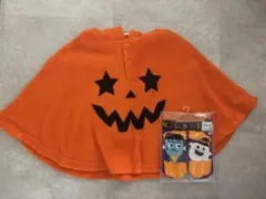 ✓新品 95cm かぼちゃ なりきり ポンチョ ハロウィン