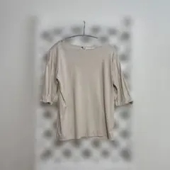OPAQUE.CLIP ベージュ 五分袖 トップス