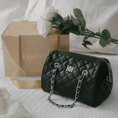 Darich ダーリッチ ノベルティ キルティングミニボストンバッグ