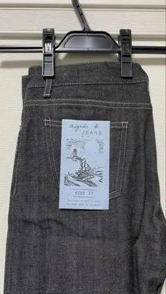 アニエス・ベー　デニム　ジーンズ　ブラック　27