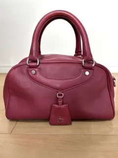 マークバイマークジェイコブス　ハンドバッグ　ミニボストン　レザー　腕掛け