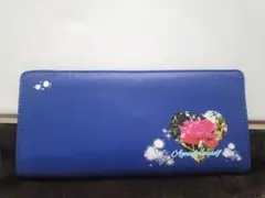 財布 レディース 長財布 きれいめ お洒落 青 二つ折り財布 二つ折り 小物