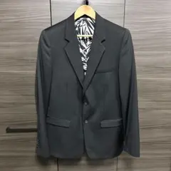 ヴェルサーチ　ブラック　ジャケット　メンズXL相当 メンズ デザイナー パデッド & トレンチジャケット