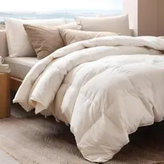 ATOPEN 人工羽毛掛け布団 シングル 冬用150×210cm充填量1.5kg - メルカリ