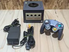 【動作品】ニンテンドーゲームキューブ バイオレット ベーシックセット