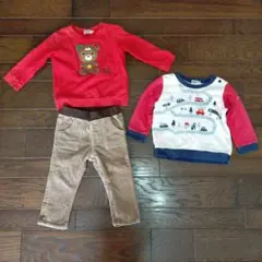 ミキハウス　トレーナー　パンツ　セット　80cm