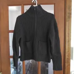 UNIQLO U ダークブラウン レディースM カーディガン
