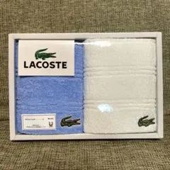 LACOSTE タオルハンカチセット 2枚入り