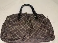 russetラシット　ナイロンジャガード×本革ショルダートートバッグ