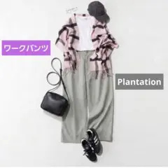 Plantationプランテーション リネン混パンツ 日本製 イッセミヤケ