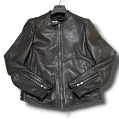 BUFFALO BOBS PUREGOLD レザージャケット シングル 黒 3 - メルカリ